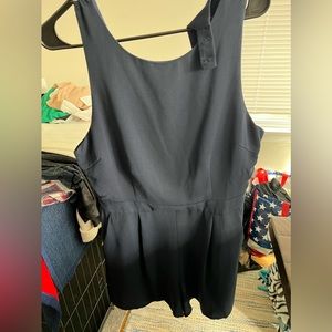 Navy blue romper